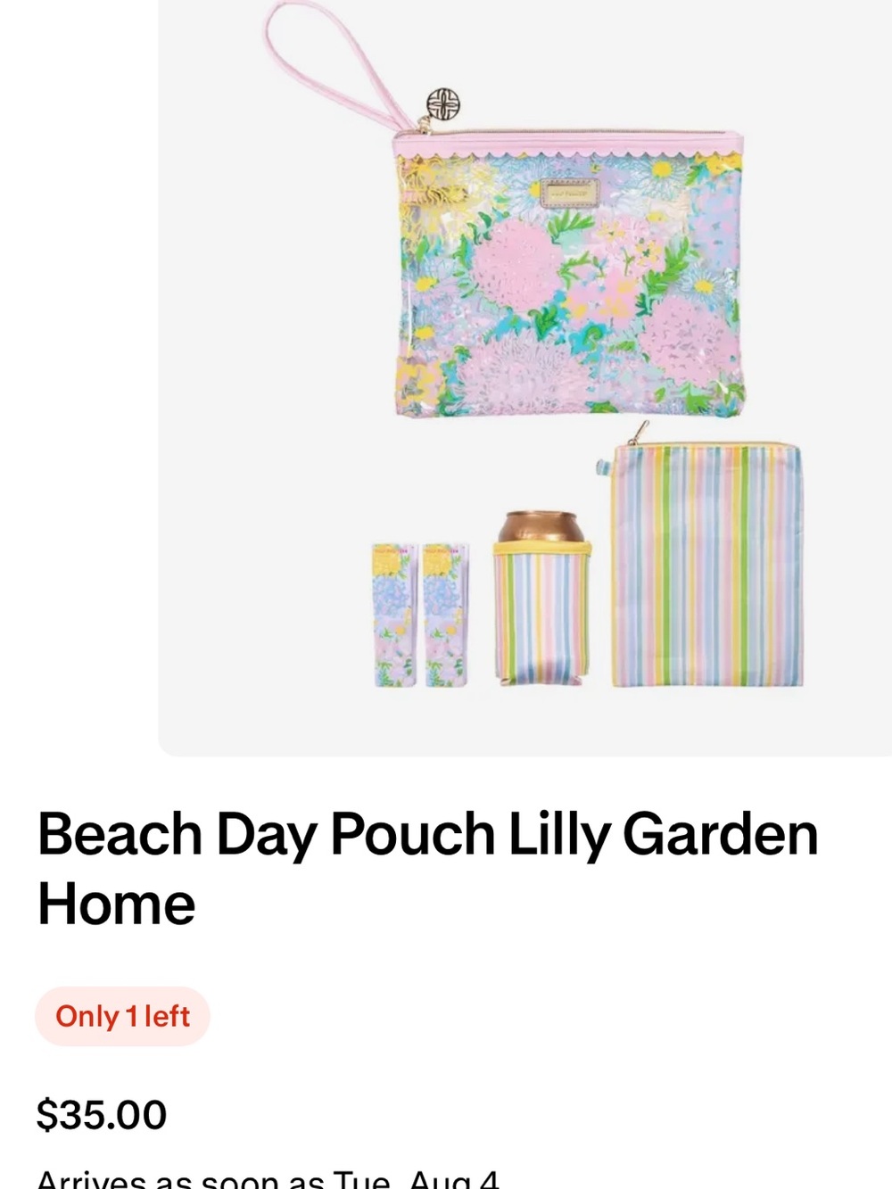 Lilly Pulitzer Beach Day Pouch